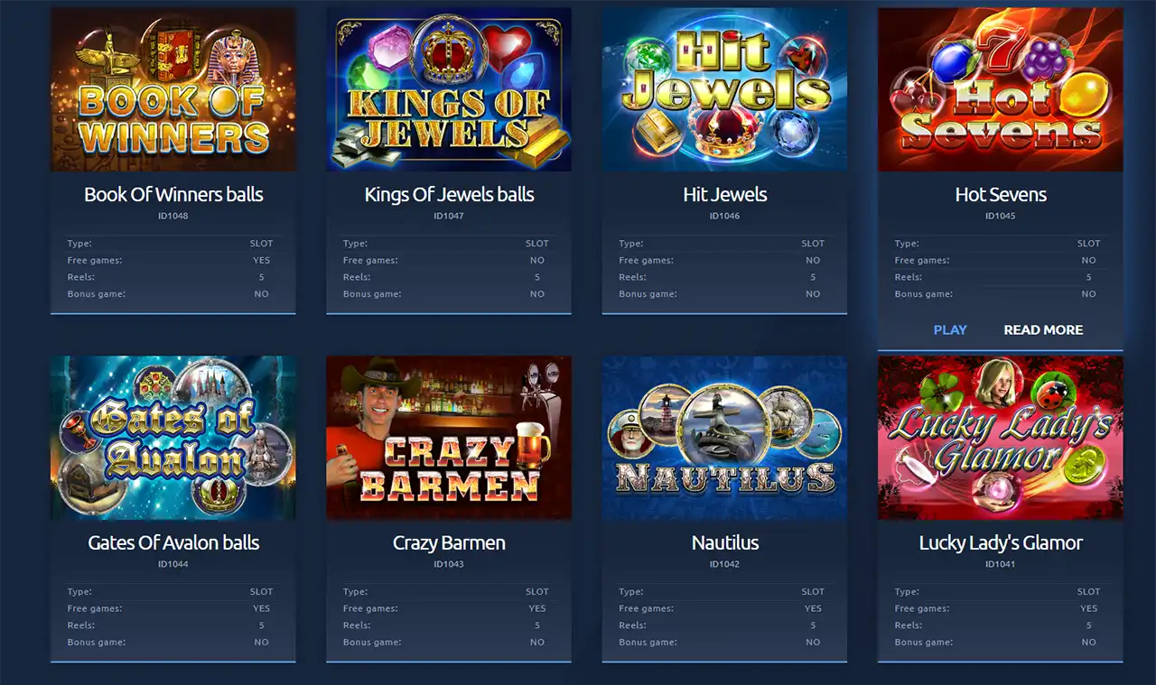 Ігрове лобі ліцензованого онлайн-казино Champion 